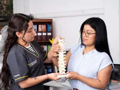 Estudiantes de fisioterapia 